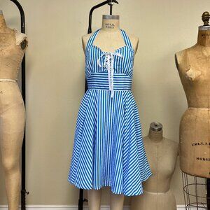 New Deadstock 2000s Korean Fashion Retro Pin up Dress size 14